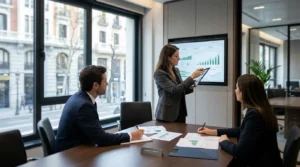 CFO Externo asesorando a un empresario sobre dirección financiera profesional
