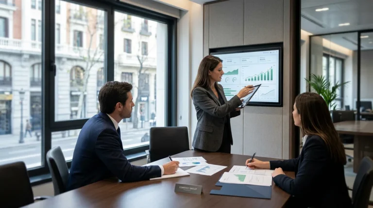 CFO Externo asesorando a un empresario sobre dirección financiera profesional