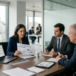 Experto independiente en modificaciones estructurales analizando documentos legales