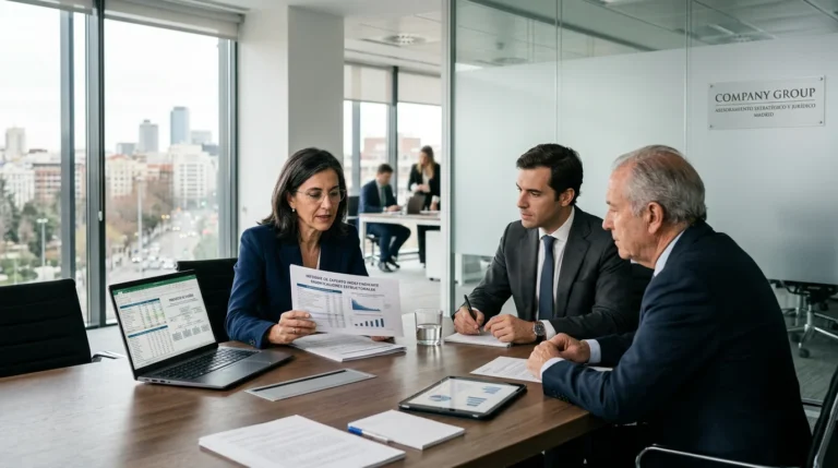 Experto independiente en modificaciones estructurales analizando documentos legales