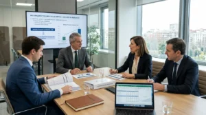 Gráfico de valoración por múltiplos EBITDA para empresas