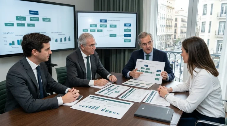 Planificación fiscal en grupos de empresas, estrategias de ahorro para holdings